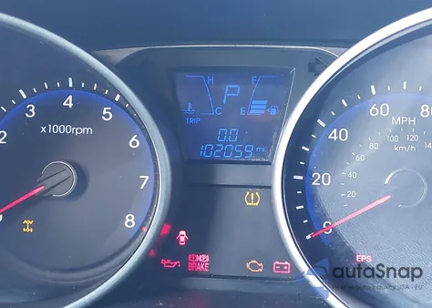 2012 Hyundai Tucson Gls from USA, damaged, VIN KM8JUCAC6CU478015